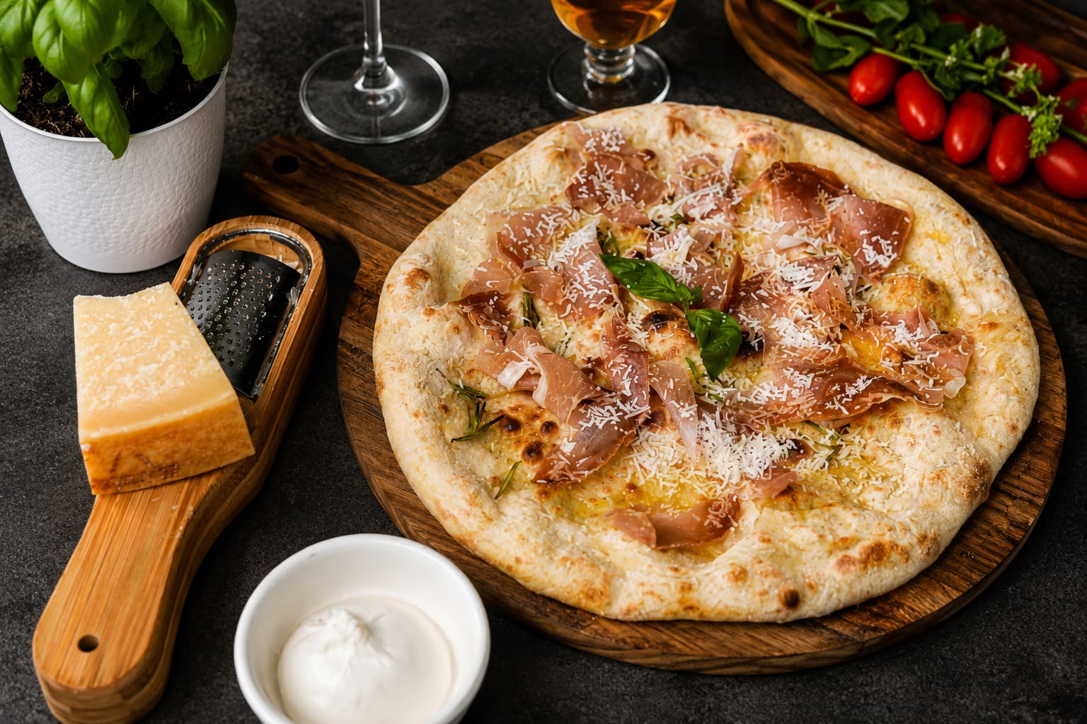 focaccia-prosciutto-crudo.jpeg Focaccia Prosciutto Crudo - imagine 1