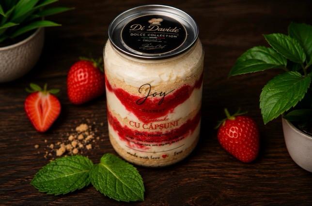 joy-cheesecake-capsuni.jpeg Joy Cheesecake cu Căpșuni - imagine 1