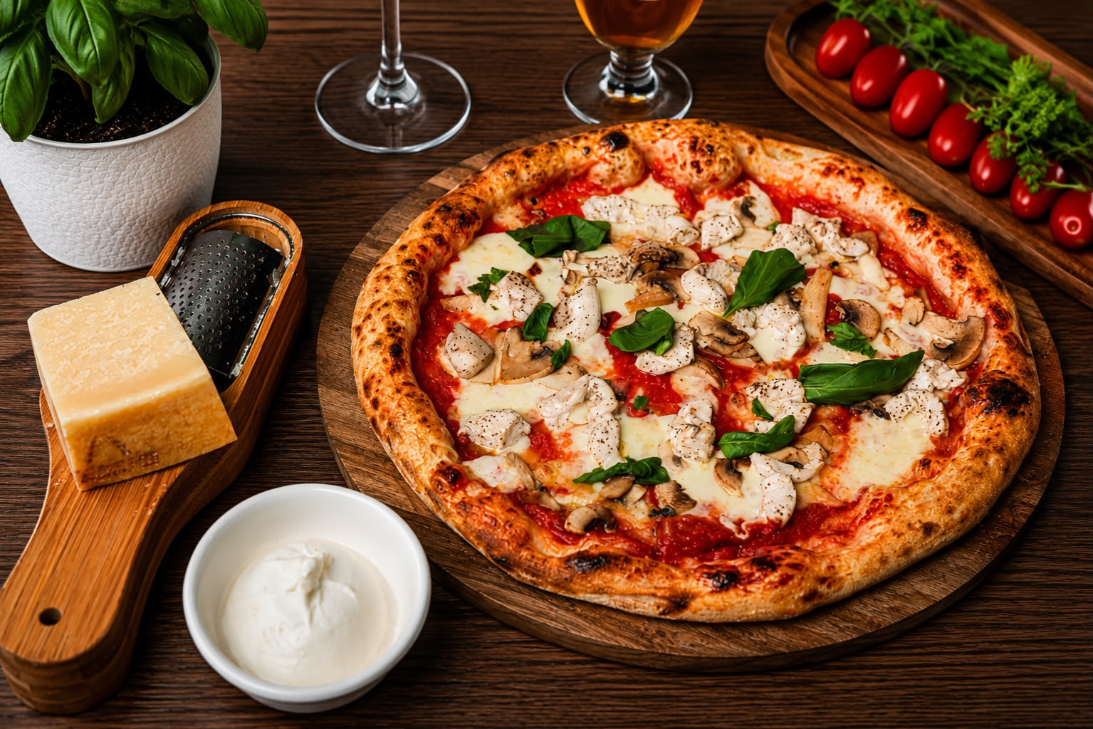 pizza-petto-di-pollo.jpeg Petto di Pollo - imagine 1